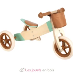 Draisienne Tricycle 2 en 1 Maxi Brun caramel - Small Foot company