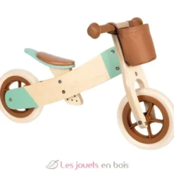 Draisienne Tricycle 2 en 1 Maxi Brun caramel - Small Foot company
