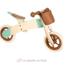 Draisienne Tricycle 2 en 1 Maxi Brun caramel - Small Foot company