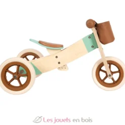 Draisienne Tricycle 2 en 1 Maxi Brun caramel - Small Foot company