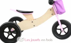 Draisienne Tricycle 2 en 1 Maxi Rose - Small Foot company