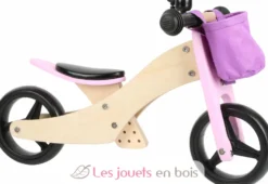Draisienne Tricycle 2 en 1 Rose - Small Foot company