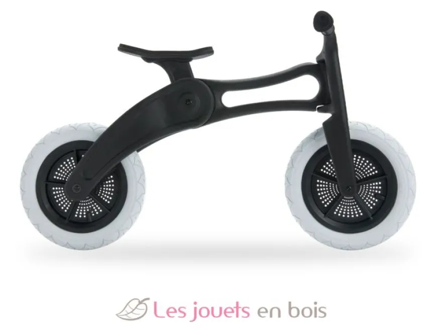 Draisienne Wishbone Recycled Edition noire 3 en 1 - Wishbone Design Studio