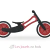 Draisienne Wishbone Recycled Edition rouge 2 en 1 - Wishbone Design Studio