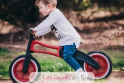 Draisienne Wishbone Recycled Edition rouge 2 en 1 - Wishbone Design Studio