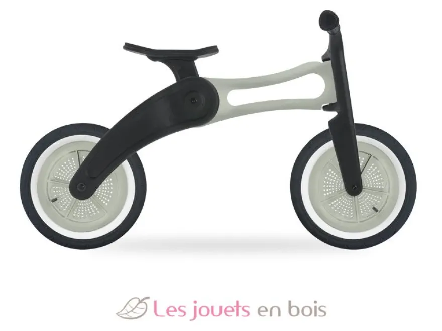 Draisienne Wishbone Recycled Edition grise 3 en 1 - Wishbone Design Studio