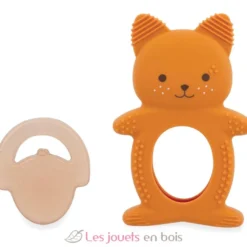 Duo anneau de dentition en silicone et anneau réfrigéré Ecureuil - Kaloo