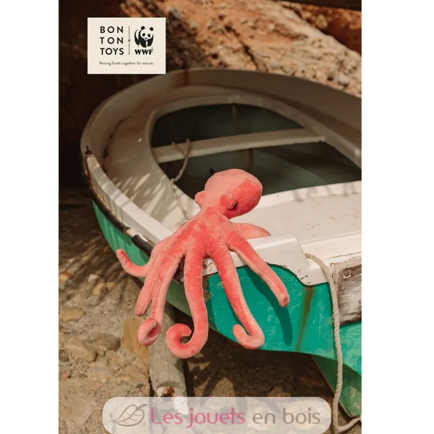 Eco Peluche Pieuvre 50 cm - WWF