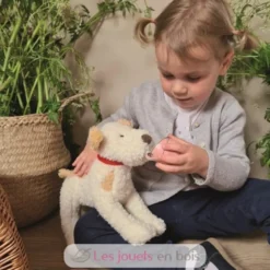 Eliot le chien en peluche beige 23 cm - Egmont Toys