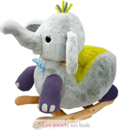 Eléphant à bascule gris - Gerardo's Toys
