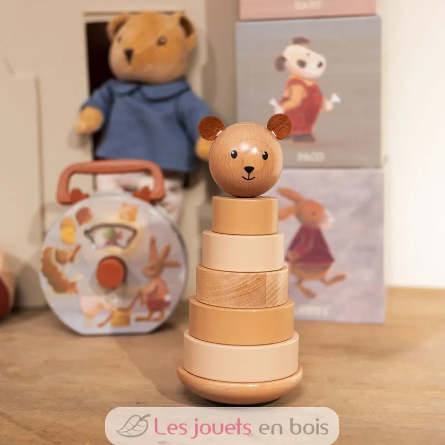 Empilable en bois Ours Marcel - Egmont Toys