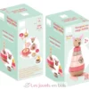 Empilable surprise Kangourou en bois rose - Vilac