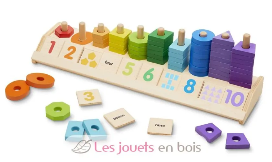 Empileur de formes et de comptage - Melissa & Doug
