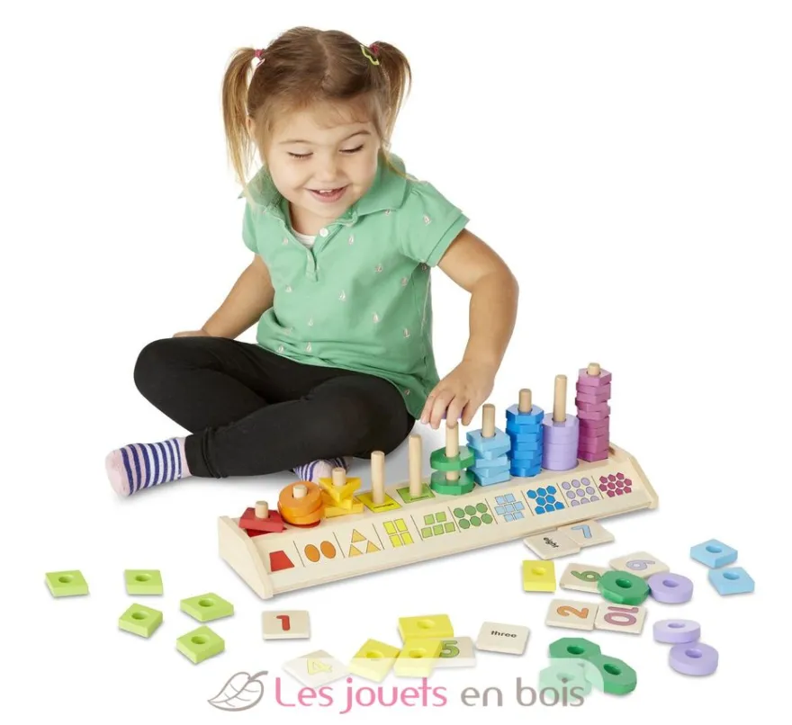 Empileur de formes et de comptage - Melissa & Doug