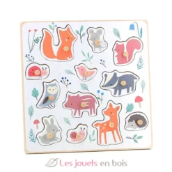 Encastrement en bois Animaux de la forêt - Vilac