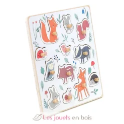 Encastrement en bois Animaux de la forêt - Vilac