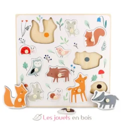 Encastrement en bois Animaux de la forêt - Vilac