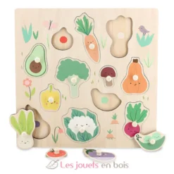 Encastrement en bois Légumes du jardin - Vilac