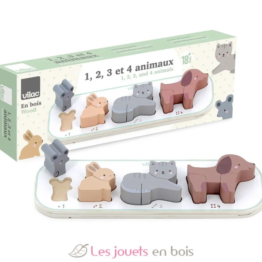 Encastrement J’apprends à compter les animaux - Vilac