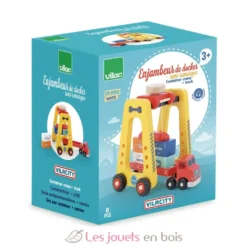 Enjambeur de docker et semi remorque en bois - Vilac