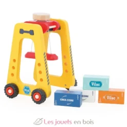 Enjambeur de docker et semi remorque en bois - Vilac