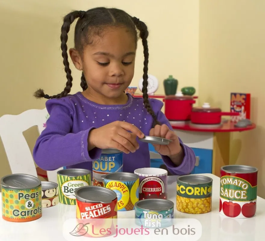 Ensemble d'aliments en conserve US - Melissa & Doug