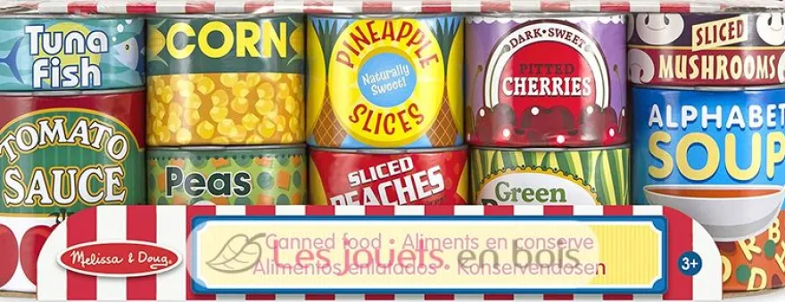 Ensemble d'aliments en conserve US - Melissa & Doug