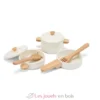Ensemble de casseroles en bois - New Classic Toys