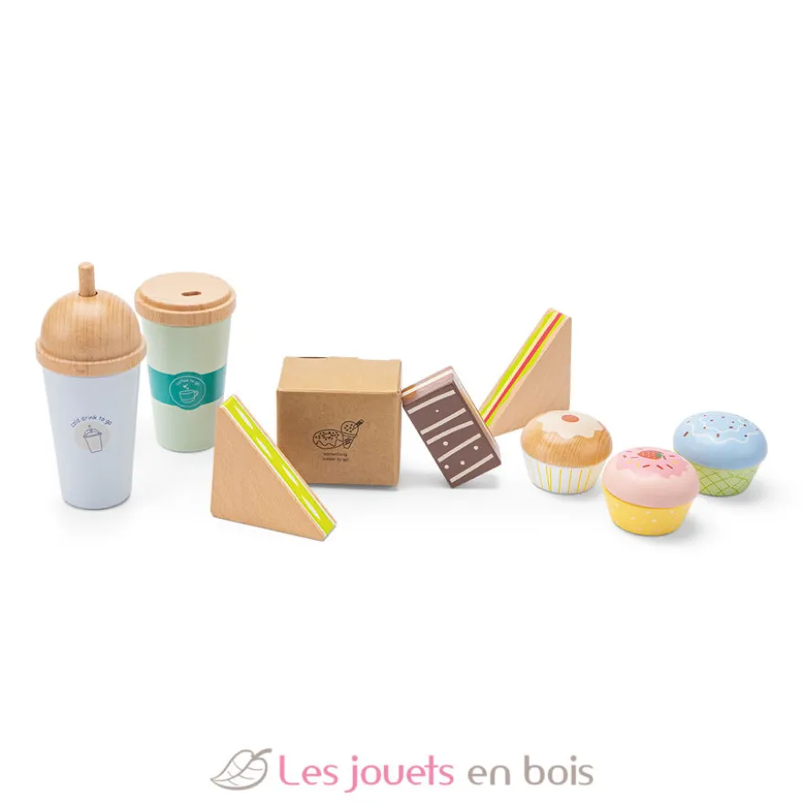 Ensemble de jeu avec café à emporter - New Classic Toys