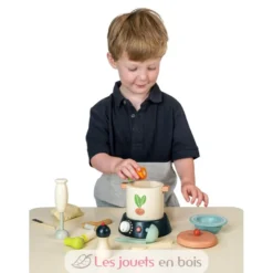 Ensemble en bois pour préparer et servir la soupe - Tender Leaf Toys