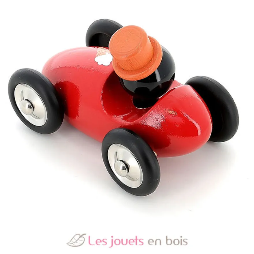 En voiture René le pingouin rouge - Vilac