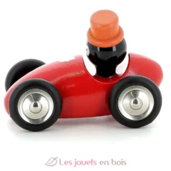 En voiture René le pingouin rouge - Vilac