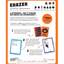 ERAZER jeu d'ambiance - Gigamic