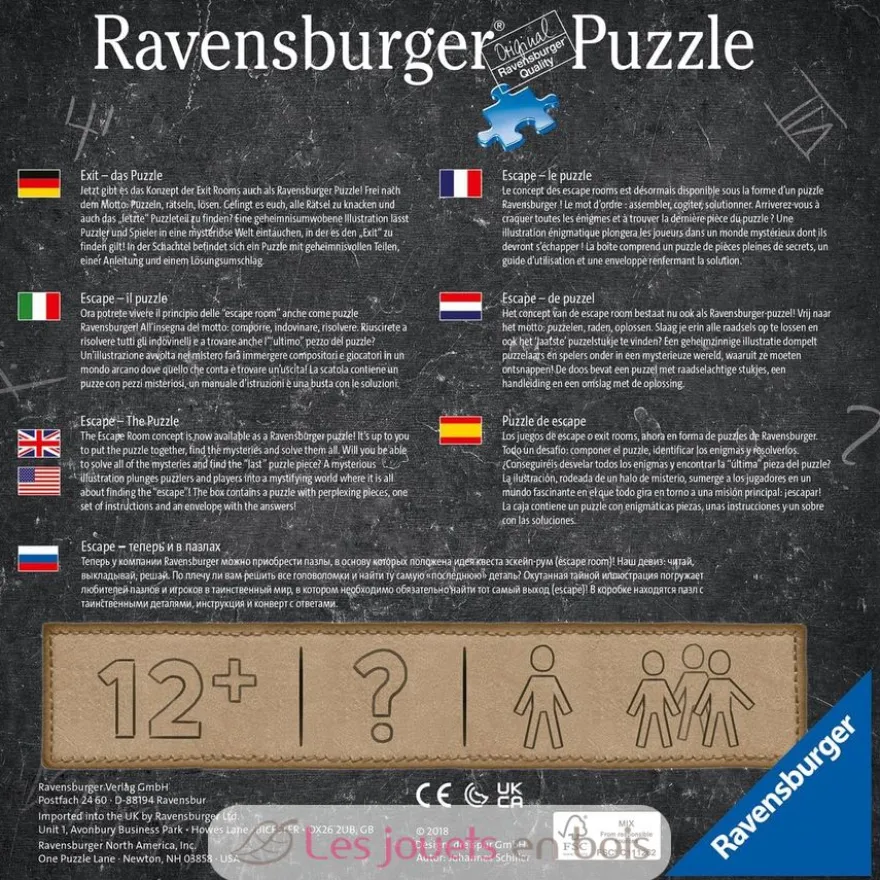 Escape Puzzle - Observatoire astronomique - Ravensburger