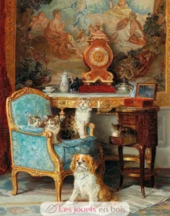 Famille de chats et chien de Lambert - Puzzle Michèle Wilson
