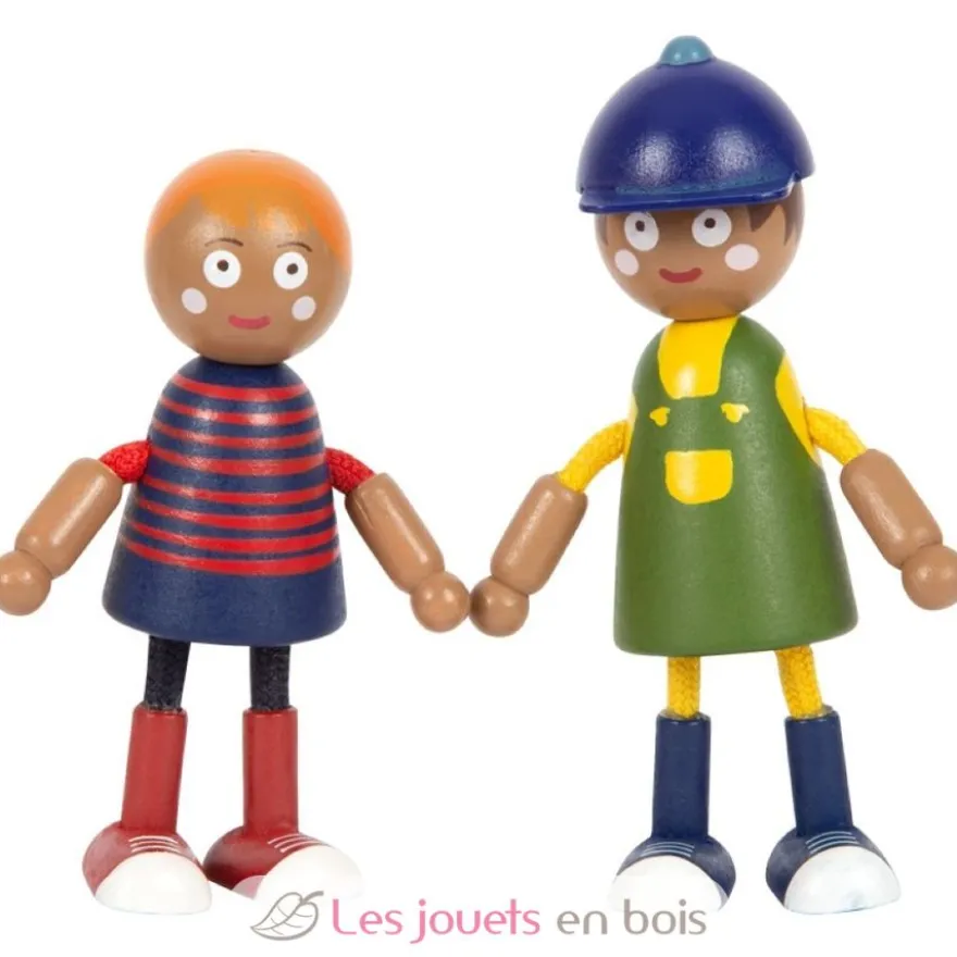 Famille de 6 poupées avec fauteuil roulant - Small foot