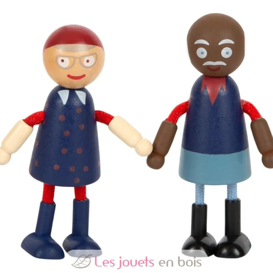 Famille de 6 poupées avec fauteuil roulant - Small foot