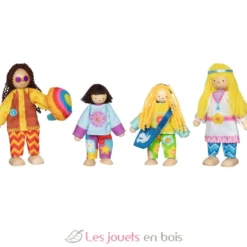 Famille de poupées flexibles Love - Goki