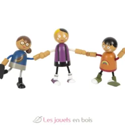 Famille de poupées souples avec bébé - Small Foot company