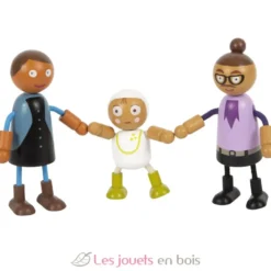 Famille de poupées souples avec bébé - Small Foot company