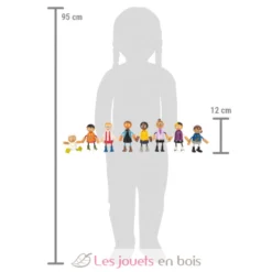 Famille de poupées souples avec bébé - Small Foot company