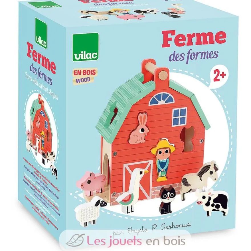 Ferme des formes Ingela P. Arrhenius rouge - Vilac