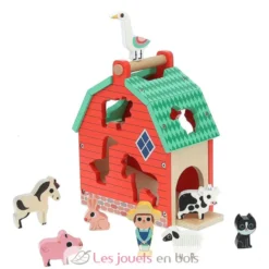 Ferme des formes Ingela P. Arrhenius rouge - Vilac