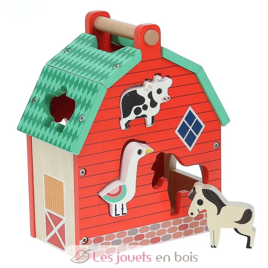 Ferme des formes Ingela P. Arrhenius rouge - Vilac
