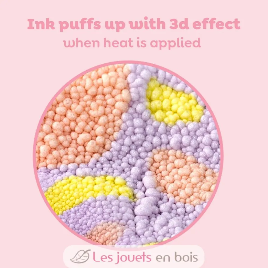 Feutres effet popcorn en relief - 8 couleurs - Tiger Tribe