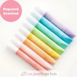Feutres effet popcorn en relief - 8 couleurs - Tiger Tribe