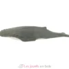 Figurine Baleine à bosse en bois grise - Wudimals