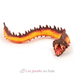 Figurine Basilic serpent maléfique légendaire bleu- Papo