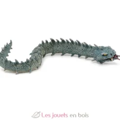 Figurine Basilic serpent maléfique légendaire bleu- Papo