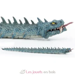Figurine Basilic serpent maléfique légendaire bleu- Papo